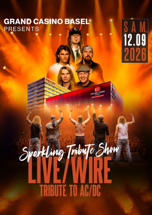 Samstag, 12. September 2026 - Sparkling Tribute Show - Grand Casino Basel, 4056 Basel